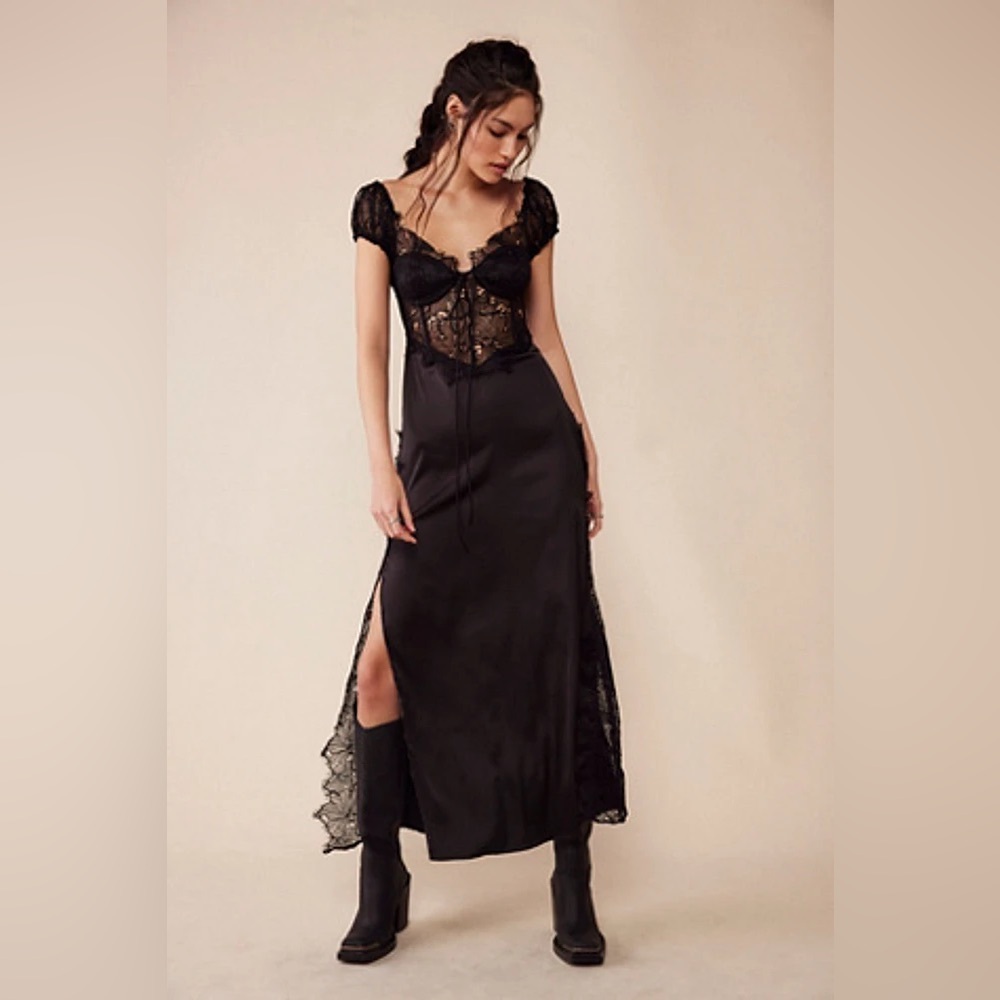 For love & lemons Casey maxi dress